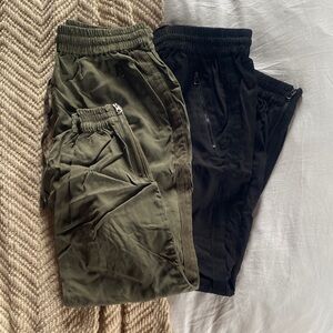 Fate Olive and Black Jogger Pants